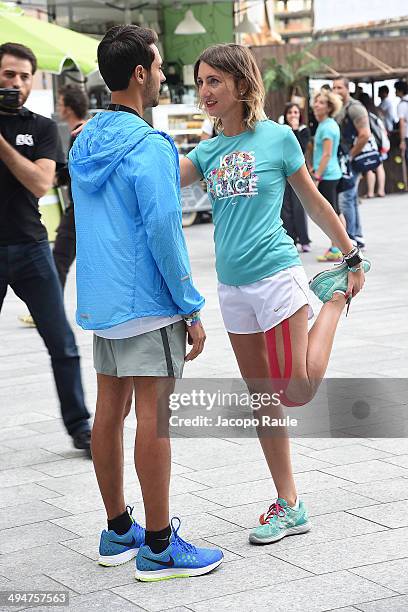 Elena Braghieri competes in We Own The Night - Milan Women's 10km Run on May 30, 2014 in Milan, Italy.