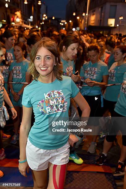 Elena Braghieri competes in We Own The Night - Milan Women's 10km Run on May 30, 2014 in Milan, Italy.