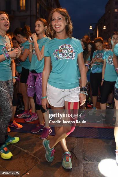 Elena Braghieri competes in We Own The Night - Milan Women's 10km Run on May 30, 2014 in Milan, Italy.