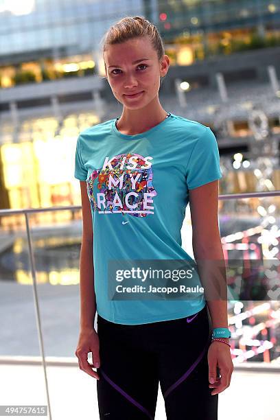 Fiammetta Cicogna attends We Own The Night - Milan Women's 10km Run on May 30, 2014 in Milan, Italy.
