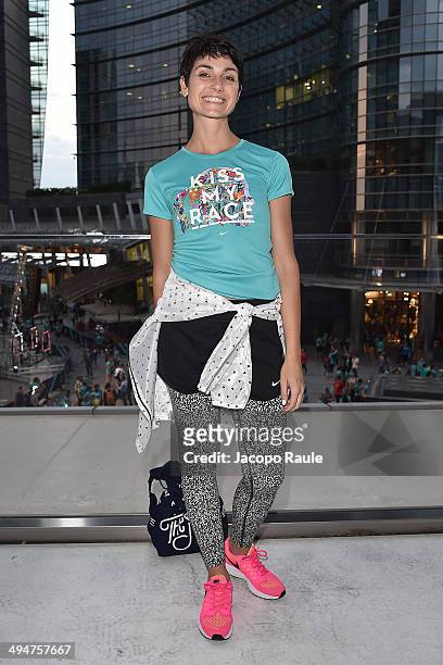 Eva Fontanelli attends We Own The Night - Milan Women's 10km Run on May 30, 2014 in Milan, Italy.