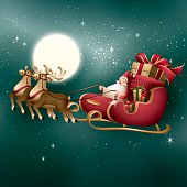 Santa Claus - sleigh ride
