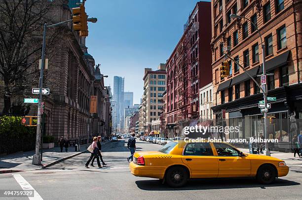 little italy, manhattan, new york city, usa - little italy stock pictures, royalty-free photos & images