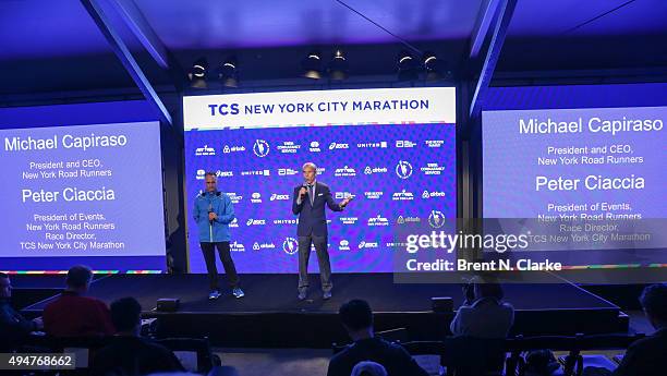 President/CEO, New York Road Runners Michael Capiraso and President of Events, New York Road Runners Race Director, TCS New York City Marathon Peter...