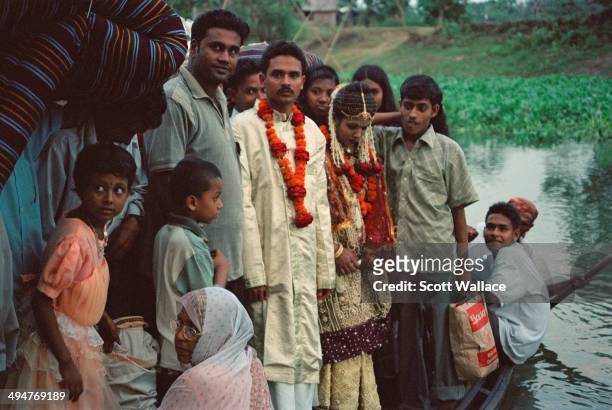 Rural wedding party in Bangladesh, 2004.