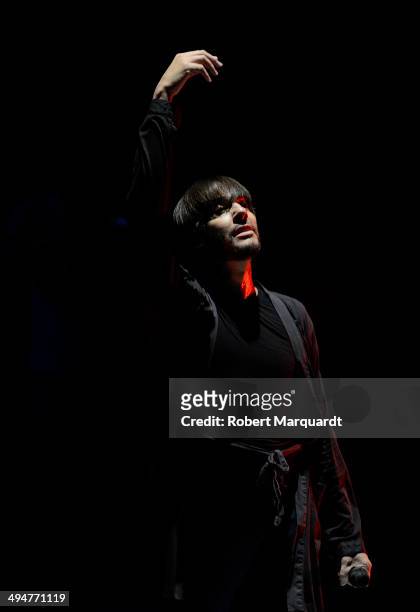 Joaquin Cortes is seen during rehearsal for his latest theatre production 'Gitano' at the Teatre Tivoli on May 30, 2014 in Barcelona, Spain.