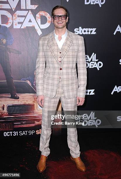 Producer/writer Bryan Fuller arrives at the Premiere of STARZ's 'Ash vs Evil Dead' at TCL Chinese Theatre on October 28, 2015 in Hollywood,...