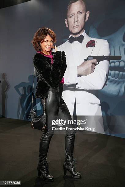 Gerit Kling attends the Spectre' German Premiere on October 28, 2015 in Berlin, Germany.