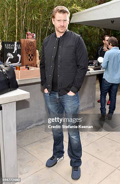 Actor Dash Mihok attends the Vince Camuto Mens exclusive preview at the home of Ashlee Margolis on October 28, 2015 in Beverly Hills, California.