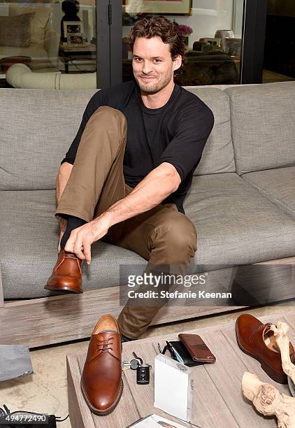 Actor Austin Nichols attends the Vince Camuto Mens exclusive preview at the home of Ashlee Margolis on October 28, 2015 in Beverly Hills, California.