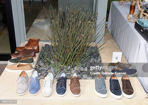 View of the atmosphere at the Vince Camuto Mens exclusive preview at the home of Ashlee Margolis on October 28, 2015 in Beverly Hills, California.