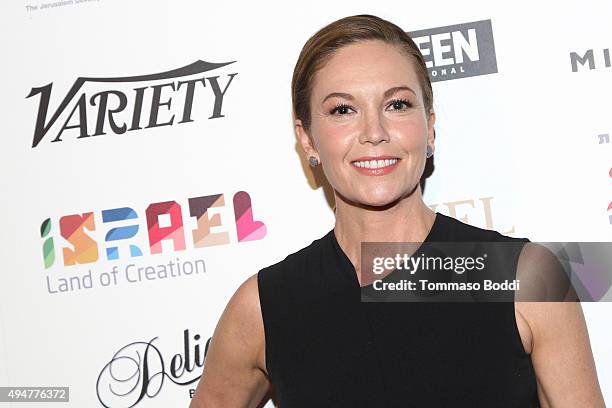 Actress Diane Lane attends the 29th Israel Film Festival opening night gala in Los Angeles held at the Saban Theatre on October 28, 2015 in Beverly...