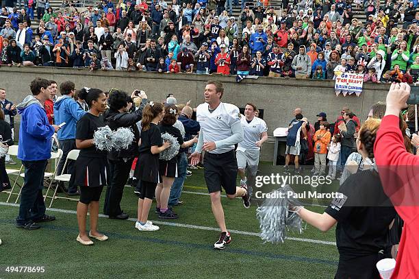 News anchor Adam Williams attends the Tom Brady Football Challenge for the Best Buddies Challenge: Hyannis Port at Harvard University on May 30, 2014...