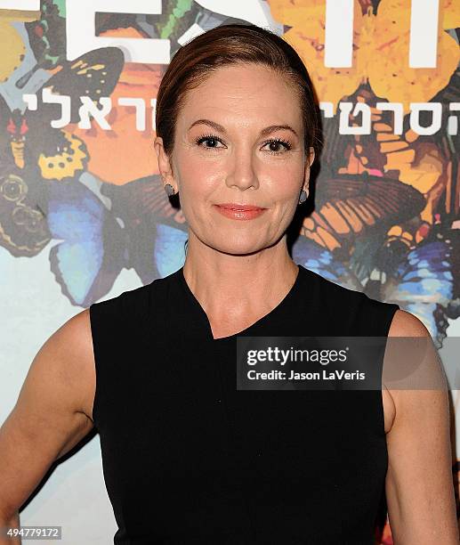 Actress Diane Lane attends the 29th Israel Film Festival opening night gala at Saban Theatre on October 28, 2015 in Beverly Hills, California.