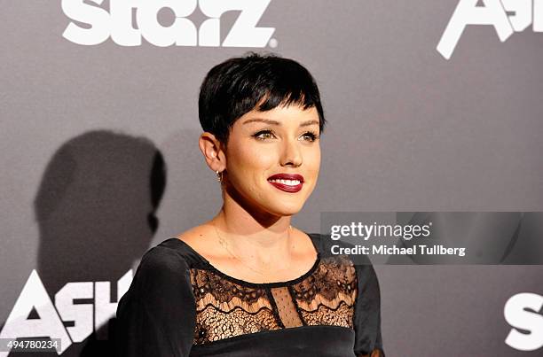 Actress Raychel Weiner attends the premiere of STARZ's "Ash vs Evil Dead" at TCL Chinese Theatre on October 28, 2015 in Hollywood, California.