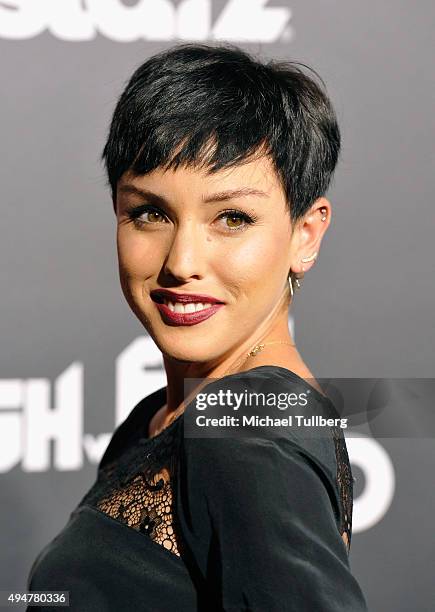 Actress Raychel Weiner attends the premiere of STARZ's "Ash vs Evil Dead" at TCL Chinese Theatre on October 28, 2015 in Hollywood, California.