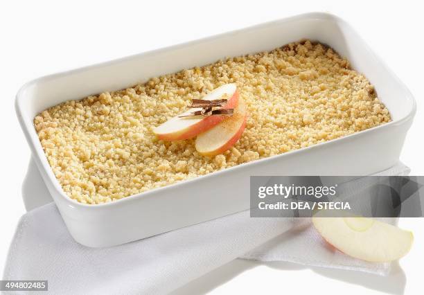 Apple crumble.