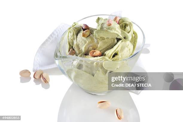 Pistachio ice cream.