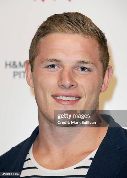 George Burgess arrives at the H&M Sydney Flagship Store VIP Party on October 29, 2015 in Sydney, Australia.