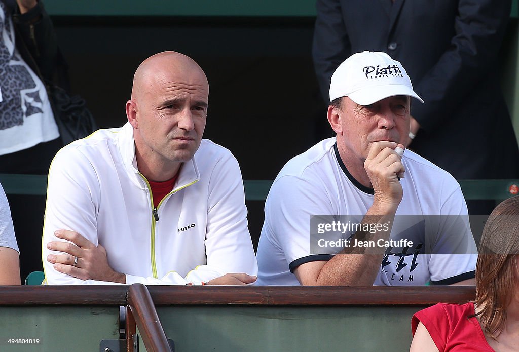 Celebrities At French Open 2014 : Day 6