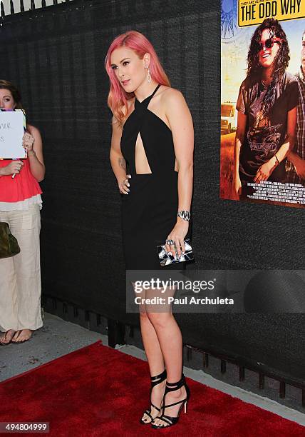 Actress Rumer Willis attends the Los Angeles premiere of "The Odd Way Home" at Arena Cinema Hollywood on May 30, 2014 in Hollywood, California.