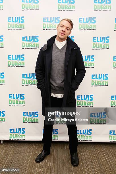 Record producer, Diplo visits "The Elvis Duran Z100 Morning Show" at Z100 Studio on October 28, 2015 in New York City.