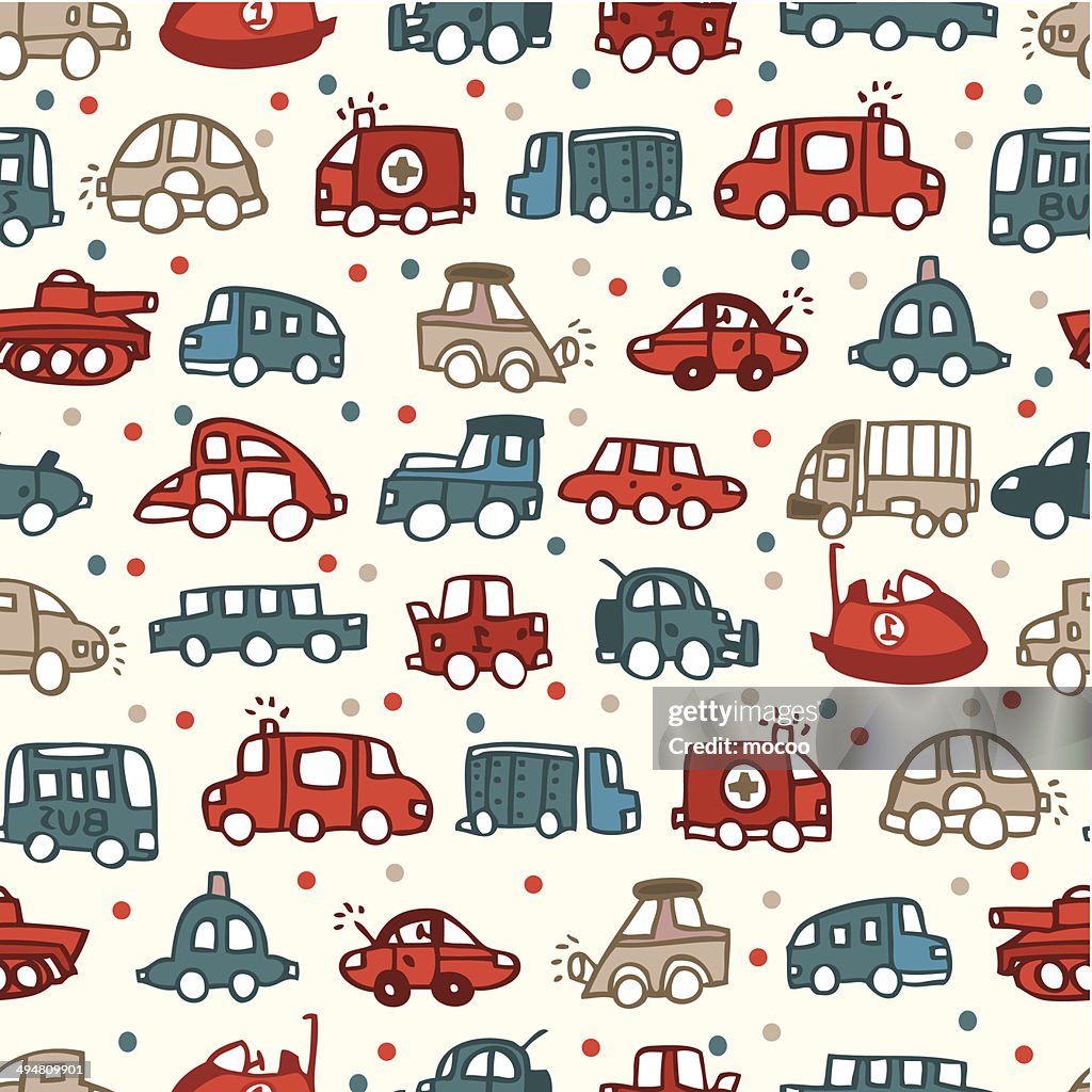 Car Pattern No Color Seamless Car Pattern High-Res Vector Graphic - Getty Images