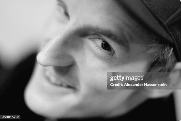 Severin Freund poses during the German Ski Association DSV kitting out at adidas World of Sports on October 29, 2015 in Herzogenaurach, Germany.