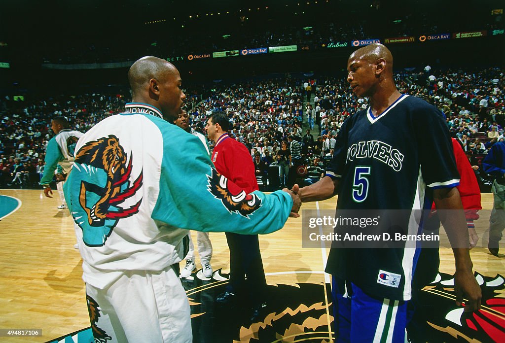 Minnesota Timberwolves v Vancouver Grizzlies