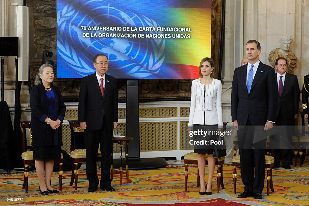 Spanish Royals Commemorate the 70th Anniversary of United Nations