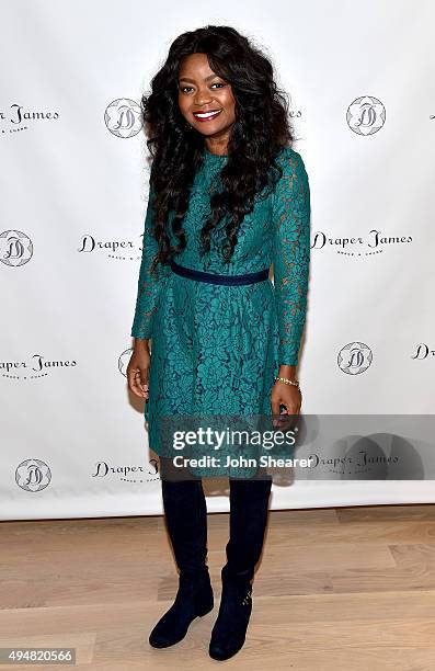 Ruby Amanfu attends the Draper James Nashville store opening on October 28, 2015 in Nashville, Tennessee.