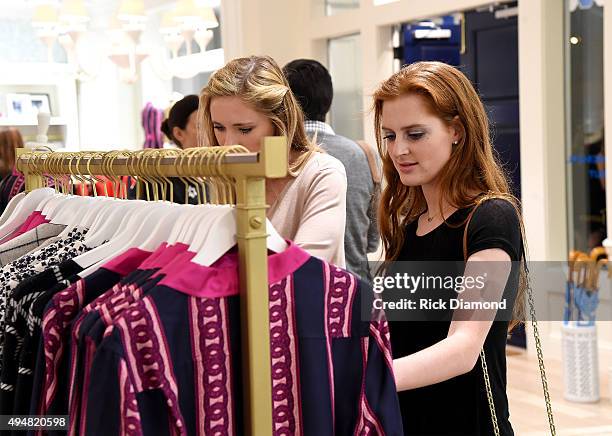 Guests attend the Draper James Nashville store opening on October 28, 2015 in Nashville, Tennessee.