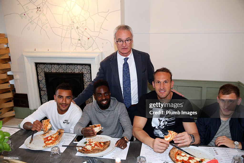 Leicester City Visit Peter Pizza