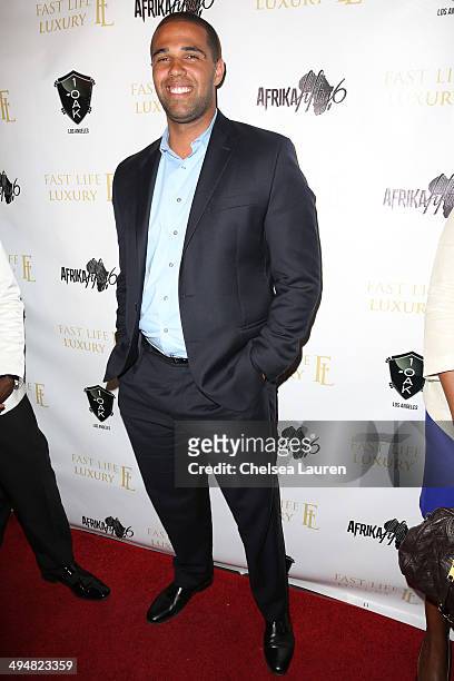 Prophet Walker arrives at the For Our Girls of Nigeria benefit concert hosted by singer/actor Tyrese Gibson at 1OAK on May 30, 2014 in West...