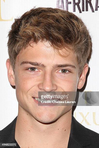 Actor Austin James arrives at the For Our Girls of Nigeria benefit concert hosted by singer/actor Tyrese Gibson at 1OAK on May 30, 2014 in West...