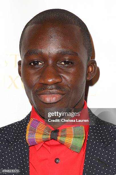 Artist Solomon Adufah arrives at the For Our Girls of Nigeria benefit concert hosted by singer/actor Tyrese Gibson at 1OAK on May 30, 2014 in West...