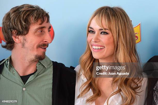 Spanish Actor Ivan Massague and Spanish Actress Patricia Conde attend the 'Pancho. El Perro Millonario' Madrid Premiere on May 31, 2014 in Madrid,...