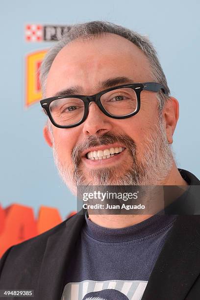 Spanish Film Director Alex de la Iglesia attends the 'Pancho. El Perro Millonario' Madrid Premiere on May 31, 2014 in Madrid, Spain.