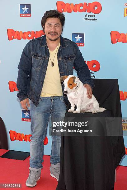 Spanish Actor Oscar Reyes attends the 'Pancho. El Perro Millonario' Madrid Premiere on May 31, 2014 in Madrid, Spain.