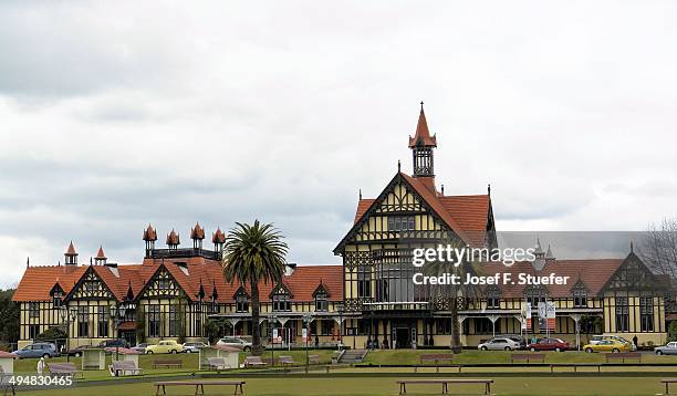 new zealand's cities & landmarks - rotorua stock pictures, royalty-free photos & images