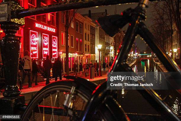 The Moulin Rouge in Amsterdam's Red Light District