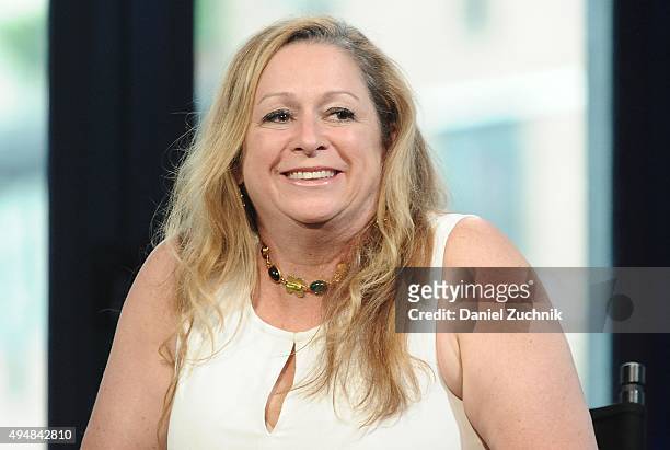 Abigail Disney attends AOL Build to discuss her film 'The Armor of Light' at AOL Studios on October 29, 2015 in New York City.