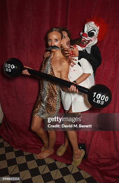 Martha Ward and Jemima Khan attend The Unicef UK Halloween Ball, raising vital funds to support Unicef's life-saving work for Syrian children in...
