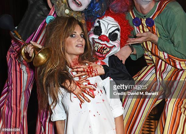 Jemima Khan attends The Unicef UK Halloween Ball, raising vital funds to support Unicef's life-saving work for Syrian children in danger, at One...