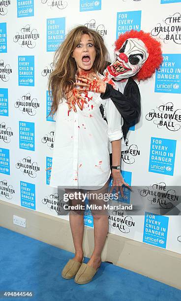 Jemima Khan attends the UNICEF Halloween Ball at One Mayfair on October 29, 2015 in London, England.