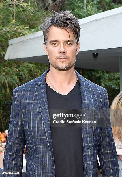 Actor Josh Duhamel attends the Vince Camuto Mens exclusive preview at the home of Ashlee Margolis on October 28, 2015 in Beverly Hills, California.