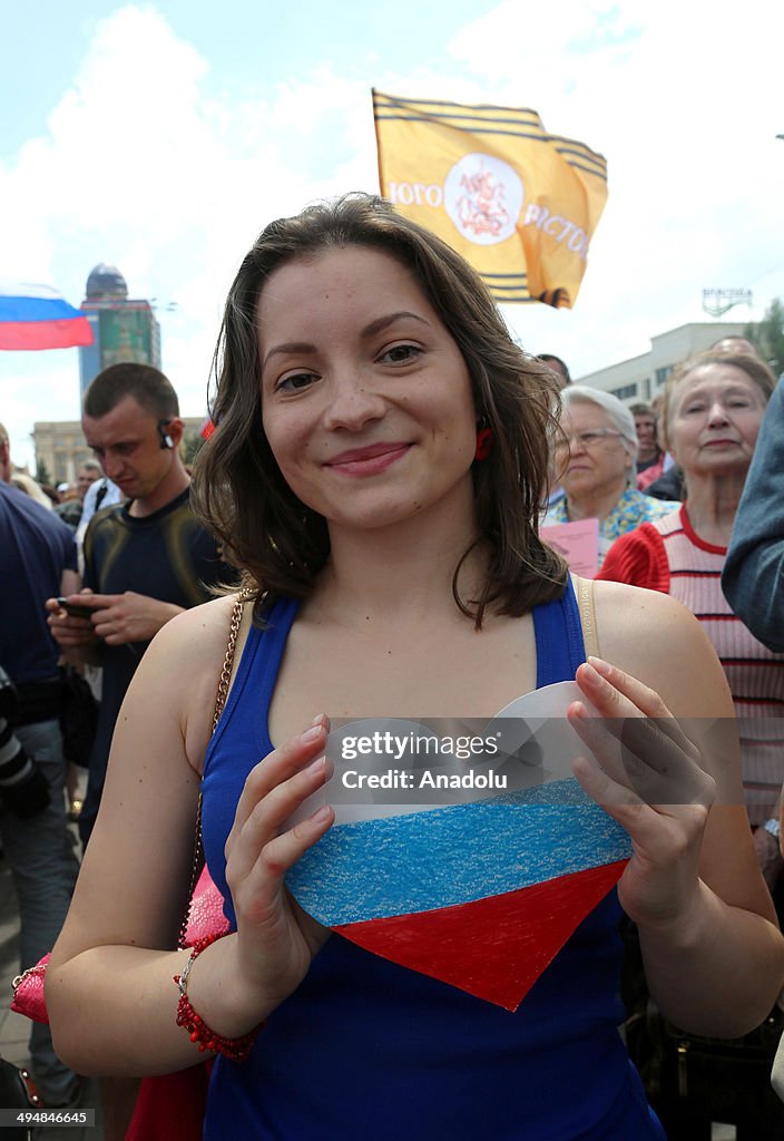 Protest in Donetsk