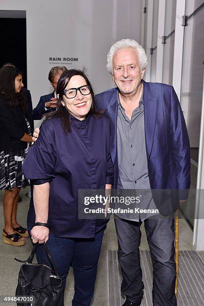 Arianne Phillips and guest attend LACMA and RH, Restoration Hardware Celebrate West Coast Debut of Rain Room by Random International on October 28,...