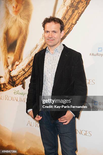 Mark Linfield attends the 'Monkey Kingdom' Paris premiere at Cinema Gaumont Marignan on October 29, 2015 in Paris, France.