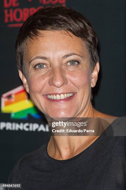 Eva Hache attends 'Cabaret maldito, circo de los horrores' premiere at Carpa Puerta del Angel on October 29, 2015 in Madrid, Spain.